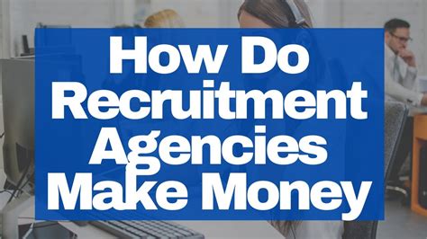 how do recruitment agencies make money australia